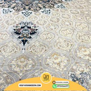 کاور فرش و روفرشی کش دار طرح بسیار آرامش بخش کد 0880