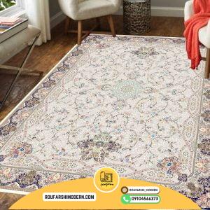 کاور فرش و روفرشی کشدار با ترکیب رنگی زیبا کد 0652