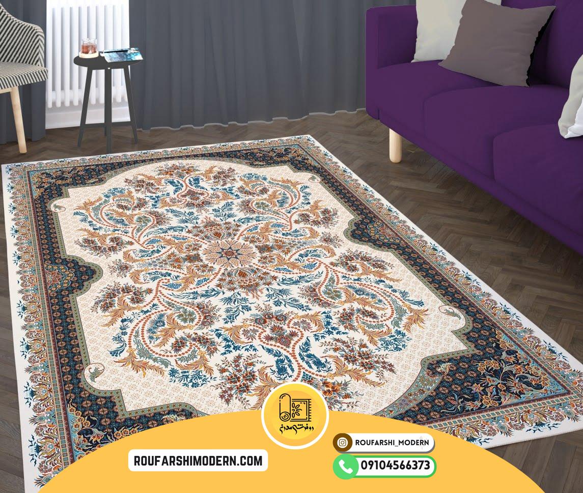 کاور فرش و روفرشی کشدار طرح آناهیتا کد 0220