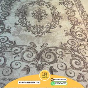 کاور فرش و روفرشی کشدار طرح باغ بهار کد 0209