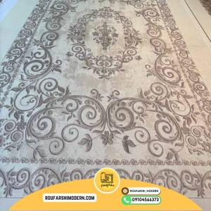 کاور فرش و روفرشی کشدار طرح باغ بهار کد 0209