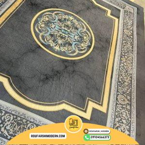 کاور فرش و روفرشی کشدار طرح بسیار جذاب کد 1542
