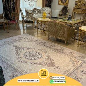 کاور فرش و روفرشی کشدار طرح بسیار زیبا کد 0570