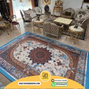 کاور فرش و روفرشی کشدار طرح بسیار زیبا کد 1333 (ویدیو)