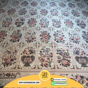 کاور فرش و روفرشی کشدار طرح بسیار زیبا کد 1401