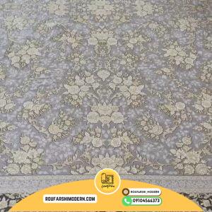 کاور فرش و روفرشی کشدار طرح جذاب طرح شبیه سه بعدی گل برجسته کد 135040 (ویدیو)