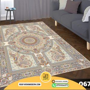 کاور فرش و روفرشی کشدار طرح جذاب کد 0672