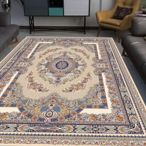 کاور فرش و روفرشی کشدار طرح زیبا کد 0669