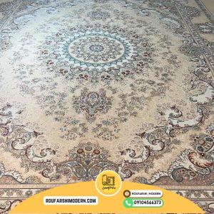 کاور فرش و روفرشی کشدار طرح زیبا کد 0737