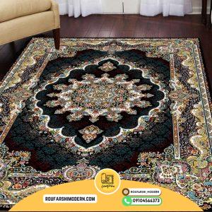 کاور فرش و روفرشی کشدار طرح زیبا کد 1170