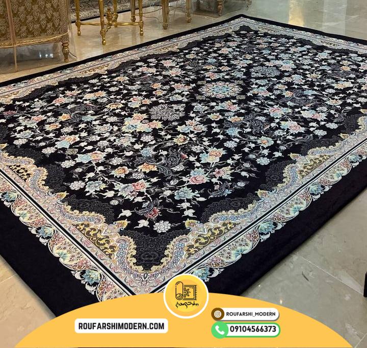 کاور فرش و روفرشی کشدار طرح زیبا کد 1558 (ویدیو)
