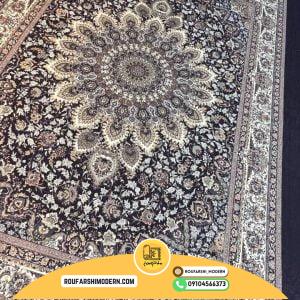 کاور فرش و روفرشی کشدار طرح سنتی و رنگ زیبا کد 0646