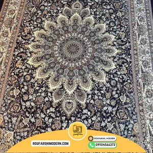 کاور فرش و روفرشی کشدار طرح سنتی و رنگ زیبا کد 0646