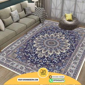 کاور فرش و روفرشی کشدار طرح سنتی و رنگ زیبا کد 0646