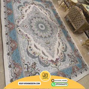 کاور فرش و روفرشی کشدار طرح فرش بسیار زیبا کد 1312 (ویدیو)