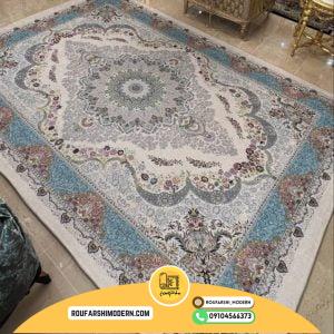 کاور فرش و روفرشی کشدار طرح فرش بسیار زیبا کد 1312 (ویدیو)