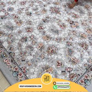 کاور فرش و روفرشی کشدار طرح‌ فرش بسیار زیبا کد 1455 (ویدیو)
