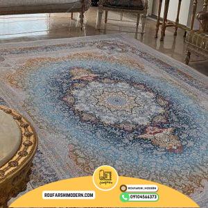 کاور فرش و روفرشی کشدار طرح فوق العاده زیبا کد 0790