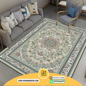 کاور فرش و روفرشی کشدار طرح فوق جذاب کد 1135