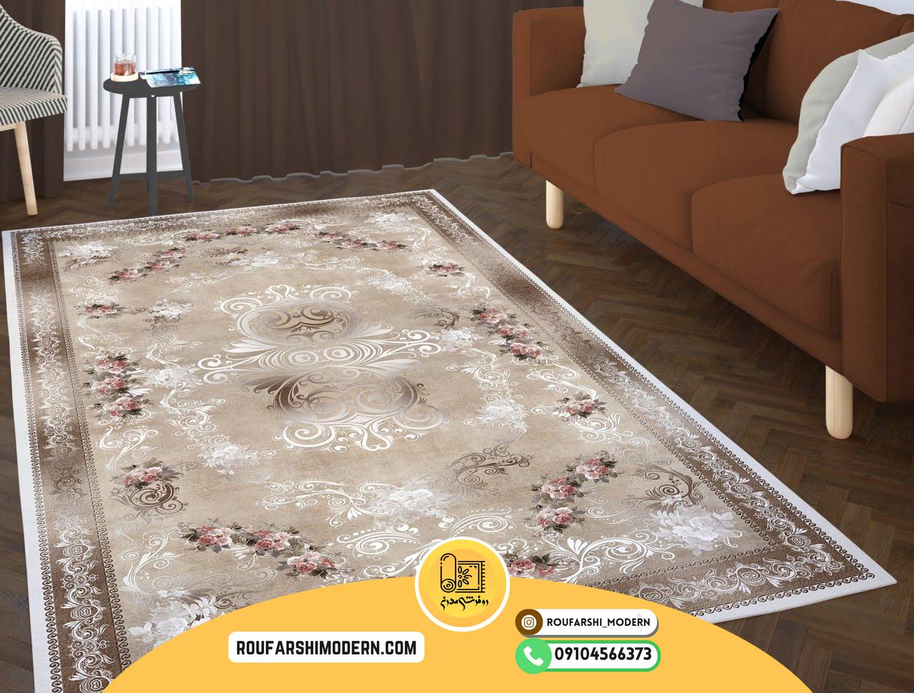 کاور فرش و روفرشی کشدار طرح مادر کد 0200