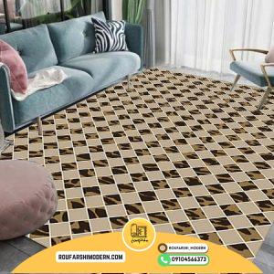 کاور فرش و روفرشی کشدار طرح مدرن زیبا کد 0868