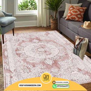کاور فرش و روفرشی کشدار طرح مدرن کد 1497