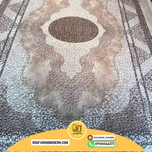 کاور فرش و روفرشی کشدار طرح مدرن کد 1498 ( ویدیو)
