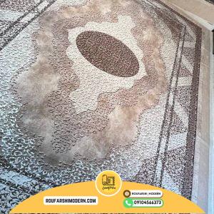 کاور فرش و روفرشی کشدار طرح مدرن کد 1498 ( ویدیو)