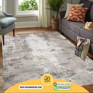 کاور فرش و روفرشی کشدار طرح مدرن کد 1499 (ویدیو)