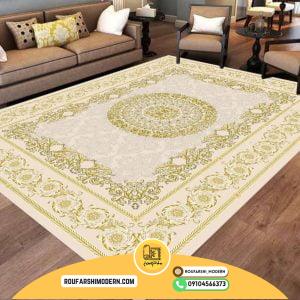 کاور فرش و روفرشی کشدار طرح مدرن کد 1545