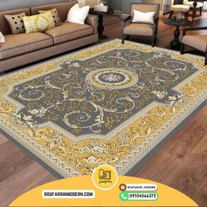 کاور فرش و روفرشی کشدار طرح مدرن کد 1578