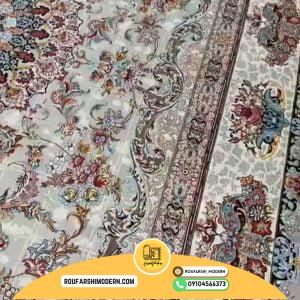 کاور فرش و روفرشی کشدار طرح معرکه کد 1356