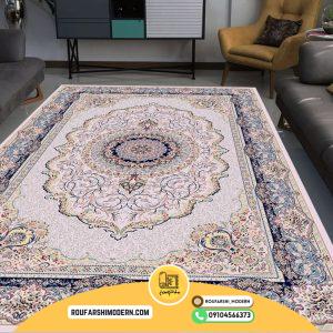 کاور فرش و روفرشی کشدار طرح همایونی کد ROU0940