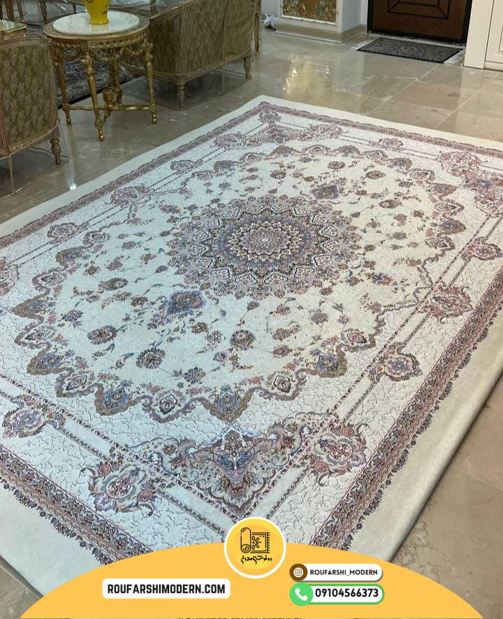 کاور فرش و روفرشی کشدار طرح و رنگ بسیار زیبا کد 1435 (ویدیو)