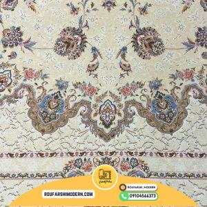 کاور فرش و روفرشی کشدار طرح و رنگ‌ بسیار زیبا کد 1435 (ویدیو)