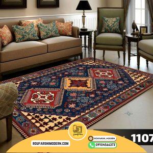 کاور فرش و روفرشی کشدار مدل سنتی کد 1۱۰۷
