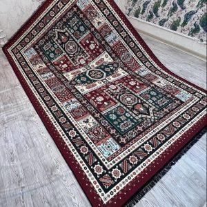 فرشینه با رویه مخمل و زیره نمد 1000 گرم ترمزدار CODE:1137