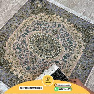 فرشینه با رویه مخمل و زیره نمد 1000 گرم ترمزدار کد RH 2168