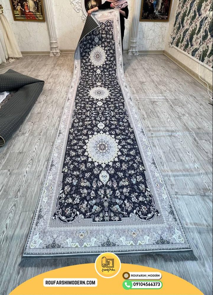فرشینه نمدی رویه مخمل با نمد 1000 گرم | لوکس و با دوام کد RH 1461