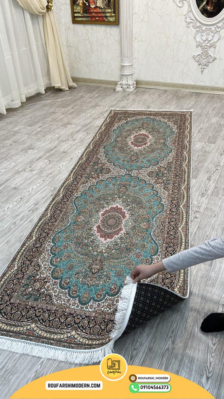 فرشینه نمدی رویه مخمل با نمد 1000 گرم | لوکس و با دوام RH 0238