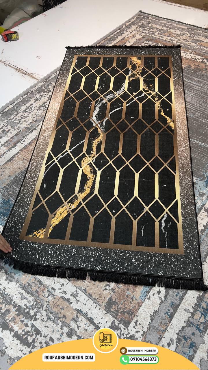 فرشینه نمدی رویه مخمل با نمد 1000 گرم...