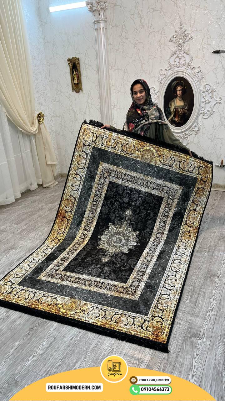 فرشینه نمدی رویه مخمل با نمد 1000 گرم | لوکس و با دوام RH 1649